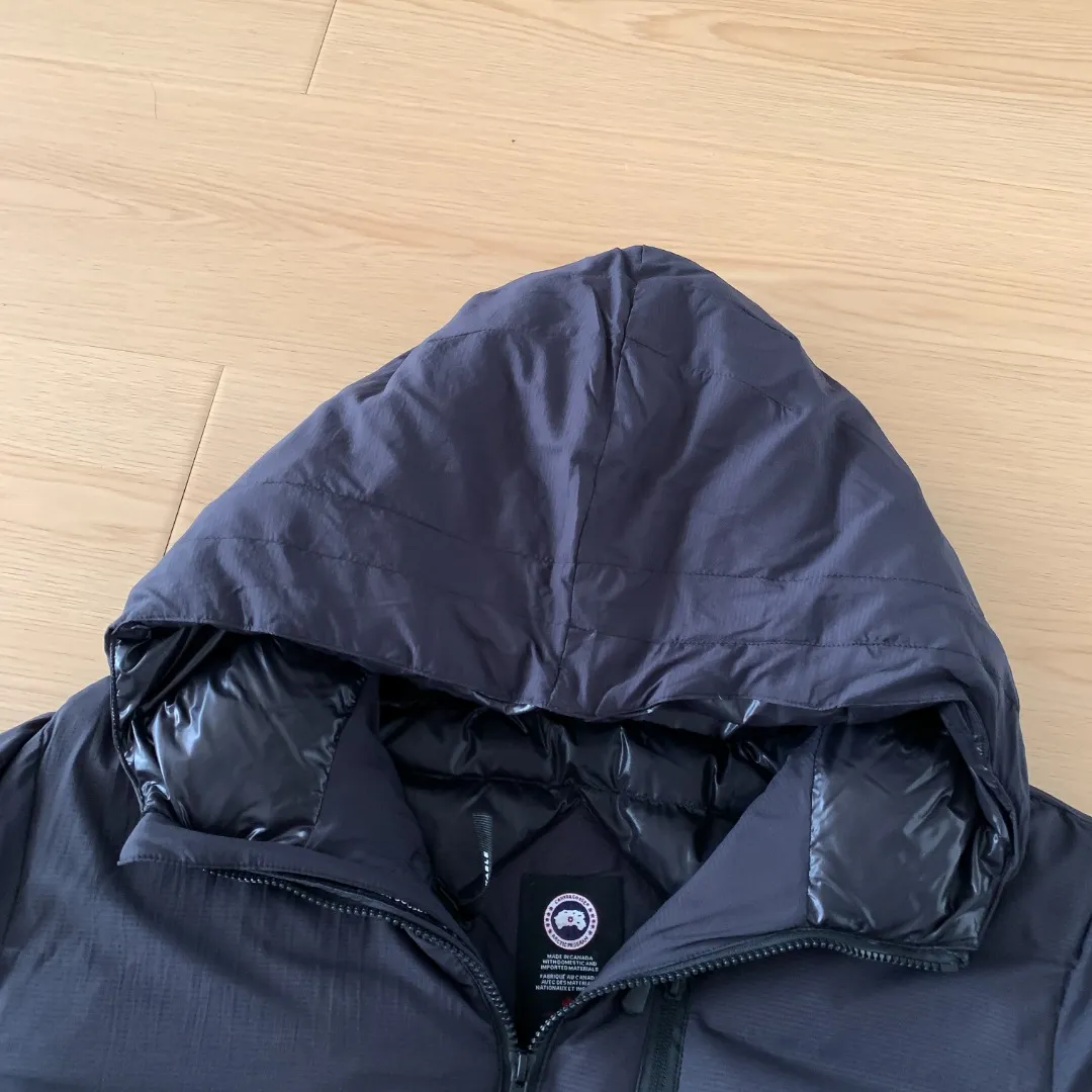 Style No.: Y 171 5078M Lodge Men's Short Hooded Lightweight Style Color: Black Size: S M L XL XXL
